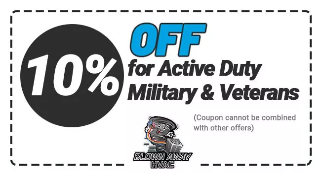 10% OFF for Active Duty Military & Veterans